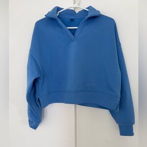 Blue Women's Pullover Sweater